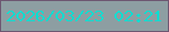 文字の大きさ：1、枠の色：6d5671、背景の色：8d9ea2、文字の色：0cddd1 無料ブログパーツのブログ時計