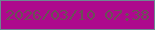 文字の大きさ：1、枠の色：6d8791、背景の色：ad098d、文字の色：6b5156 無料ブログパーツのブログ時計