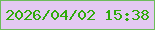 文字の大きさ：5、枠の色：6dbc5b、背景の色：e4c9f2、文字の色：30aa0b 無料ブログパーツのブログ時計