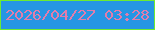 文字の大きさ：1、枠の色：6deb32、背景の色：2696e4、文字の色：e17dab 無料ブログパーツのブログ時計