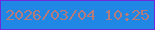 文字の大きさ：1、枠の色：6e2add、背景の色：2087e4、文字の色：b47b7d 無料ブログパーツのブログ時計