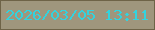 文字の大きさ：4、枠の色：6e6347、背景の色：9f967d、文字の色：32d3de 無料ブログパーツのブログ時計