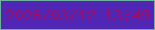 文字の大きさ：3、枠の色：6eb09e、背景の色：5226b4、文字の色：9d0d68 無料ブログパーツのブログ時計