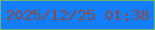 文字の大きさ：5、枠の色：6eb478、背景の色：137eff、文字の色：8c4a45 無料ブログパーツのブログ時計