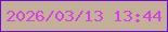 文字の大きさ：4、枠の色：6f07dd、背景の色：c4af98、文字の色：d542e4 無料ブログパーツのブログ時計