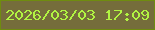 文字の大きさ：5、枠の色：6f8c0f、背景の色：756d3b、文字の色：b1f442 無料ブログパーツのブログ時計