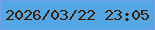 文字の大きさ：3、枠の色：6fa2e8、背景の色：52a7e4、文字の色：3e1c00 無料ブログパーツのブログ時計