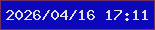 文字の大きさ：3、枠の色：70315f、背景の色：0c08b9、文字の色：e4dfe3 無料ブログパーツのブログ時計