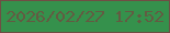 文字の大きさ：5、枠の色：704e44、背景の色：35914c、文字の色：635b42 無料ブログパーツのブログ時計