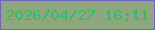 文字の大きさ：2、枠の色：7065c4、背景の色：8ea77f、文字の色：2fc064 無料ブログパーツのブログ時計