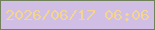 文字の大きさ：4、枠の色：708159、背景の色：d1bee5、文字の色：f4d491 無料ブログパーツのブログ時計