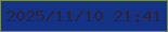 文字の大きさ：2、枠の色：708b59、背景の色：143386、文字の色：2e223b 無料ブログパーツのブログ時計