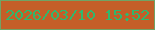 文字の大きさ：5、枠の色：70a365、背景の色：c45e28、文字の色：2fb86d 無料ブログパーツのブログ時計