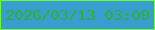 文字の大きさ：5、枠の色：70fd2b、背景の色：389ecf、文字の色：2fb32a 無料ブログパーツのブログ時計