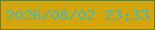 文字の大きさ：3、枠の色：717a1f、背景の色：d4a60d、文字の色：49b6b2 無料ブログパーツのブログ時計