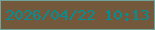 文字の大きさ：2、枠の色：71a59a、背景の色：74583b、文字の色：028e92 無料ブログパーツのブログ時計