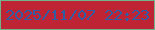 文字の大きさ：3、枠の色：71b48b、背景の色：be2433、文字の色：305da3 無料ブログパーツのブログ時計