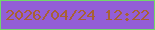 文字の大きさ：3、枠の色：71d869、背景の色：935ed5、文字の色：a86134 無料ブログパーツのブログ時計