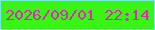 文字の大きさ：3、枠の色：71e9e8、背景の色：3af415、文字の色：d72db6 無料ブログパーツのブログ時計