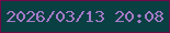 文字の大きさ：1、枠の色：720847、背景の色：094042、文字の色：a67ac9 無料ブログパーツのブログ時計