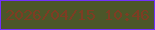 文字の大きさ：3、枠の色：7230fc、背景の色：4c5629、文字の色：7e3c23 無料ブログパーツのブログ時計
