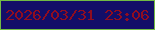 文字の大きさ：4、枠の色：72bb44、背景の色：130e68、文字の色：900d20 無料ブログパーツのブログ時計