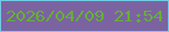 文字の大きさ：2、枠の色：72cbe6、背景の色：7b63a2、文字の色：65b130 無料ブログパーツのブログ時計