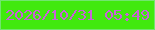 文字の大きさ：2、枠の色：72e56f、背景の色：41e90e、文字の色：c961d9 無料ブログパーツのブログ時計