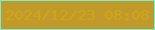 文字の大きさ：3、枠の色：72eed5、背景の色：c09a2a、文字の色：cfa416 無料ブログパーツのブログ時計