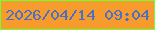 文字の大きさ：2、枠の色：72ff2f、背景の色：f79c2c、文字の色：4a70c3 無料ブログパーツのブログ時計