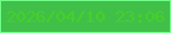 文字の大きさ：3、枠の色：72ff8b、背景の色：40c049、文字の色：45d128 無料ブログパーツのブログ時計