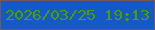 文字の大きさ：4、枠の色：735660、背景の色：1658c5、文字の色：489f0a 無料ブログパーツのブログ時計