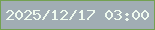 文字の大きさ：1、枠の色：73a152、背景の色：a1adb4、文字の色：effaef 無料ブログパーツのブログ時計