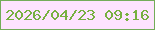 文字の大きさ：2、枠の色：73ac59、背景の色：fde3fe、文字の色：77b040 無料ブログパーツのブログ時計