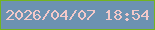 文字の大きさ：4、枠の色：73b420、背景の色：6c92b1、文字の色：f3c8c9 無料ブログパーツのブログ時計