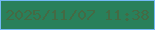 文字の大きさ：3、枠の色：73b9f6、背景の色：29805b、文字の色：446a44 無料ブログパーツのブログ時計
