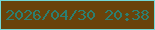 文字の大きさ：1、枠の色：73d9d7、背景の色：69430b、文字の色：2c7f71 無料ブログパーツのブログ時計