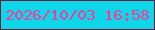 文字の大きさ：5、枠の色：741b3c、背景の色：0dd7e9、文字の色：f9399b 無料ブログパーツのブログ時計