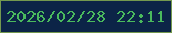 文字の大きさ：1、枠の色：74994f、背景の色：0c2447、文字の色：4aba5d 無料ブログパーツのブログ時計