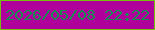 文字の大きさ：2、枠の色：74c00e、背景の色：b0009b、文字の色：168e53 無料ブログパーツのブログ時計