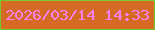 文字の大きさ：4、枠の色：74c933、背景の色：d56b23、文字の色：f77ffb 無料ブログパーツのブログ時計