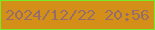 文字の大きさ：5、枠の色：74ed27、背景の色：d38f18、文字の色：976d69 無料ブログパーツのブログ時計