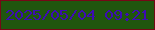 文字の大きさ：1、枠の色：750816、背景の色：20560e、文字の色：3d0cb4 無料ブログパーツのブログ時計