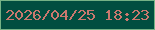 文字の大きさ：2、枠の色：75b286、背景の色：014e40、文字の色：ca786e 無料ブログパーツのブログ時計