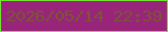 文字の大きさ：3、枠の色：75df34、背景の色：99257b、文字の色：7a5533 無料ブログパーツのブログ時計