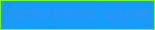 文字の大きさ：5、枠の色：75f635、背景の色：169cff、文字の色：408df0 無料ブログパーツのブログ時計