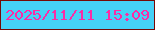 文字の大きさ：2、枠の色：760805、背景の色：45d1f6、文字の色：fc2ba6 無料ブログパーツのブログ時計