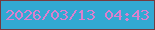 文字の大きさ：2、枠の色：763a3f、背景の色：32a9d3、文字の色：da80cd 無料ブログパーツのブログ時計