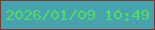 文字の大きさ：2、枠の色：763b2a、背景の色：47a4ae、文字の色：50db63 無料ブログパーツのブログ時計