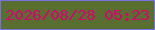 文字の大きさ：1、枠の色：7672e3、背景の色：596f30、文字の色：d80371 無料ブログパーツのブログ時計